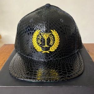 Goorin Bros patent black snake skin pattern Hat.